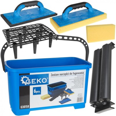 Set unelte pentru chituire, 6 elemente, Geko G30158 foto