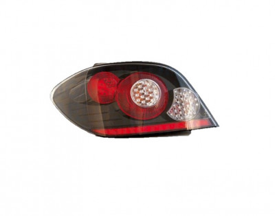 Stop spate lampa tuning PEUGEOT 307 (3_), 03.2001-09.2007, partea stanga, Magneti MARELLI, negru; cu locas bec, modele Hatchback foto