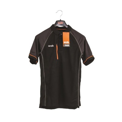 Pracovn&amp;aacute; poloko&amp;scaron;ela Scruffs Trade Active Polo - čierne, Echipamente de protecție mărimea XXL foto