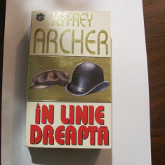 CY - Jeffrey ARCHER "In Linie Dreapta"