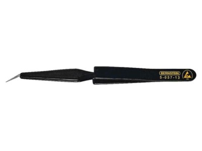 Pensetă ESD Bernstein 120mm, Capăt Ascuțit, Cod 5-058-13 foto