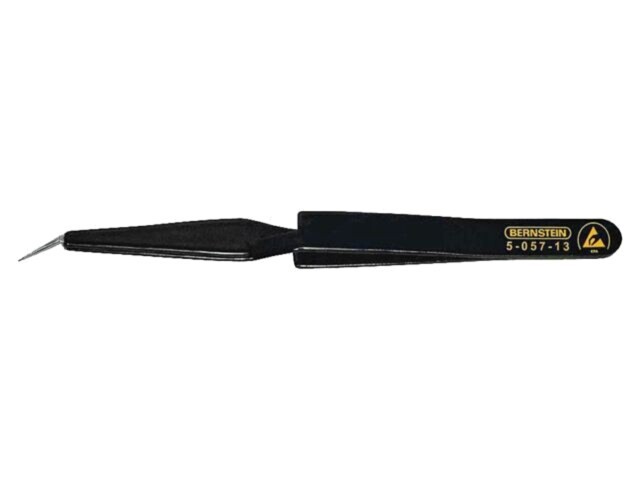 Pensetă ESD Bernstein 120mm, Capăt Ascuțit, Cod 5-058-13