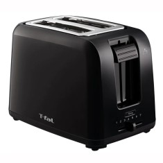 Prajitor de paine Tefal Vita TT1A1830, 800W, 7 niveluri de rumenire, tavita firmituri detasabila, maner inteligent, Negru