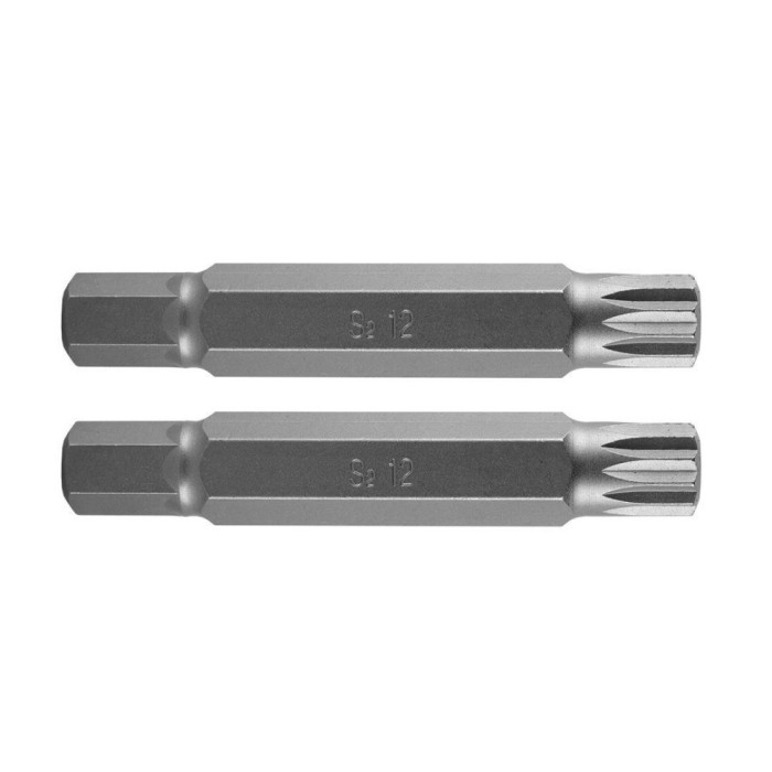 Bit tip &amp;quot;spline&amp;quot; M12x75mm, S2- 2 buc 10-910