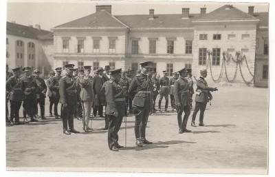 Regele Carol al II-lea la Timișoara, Școala de artilerie foto