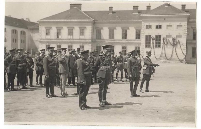 Regele Carol al II-lea la Timișoara, Școala de artilerie