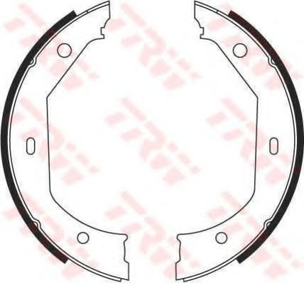 Set saboti frana, frana de mana BMW Seria 1 Cupe (E82) (2007 - 2013) TRW GS8656