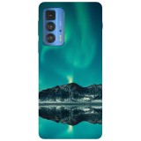Husa compatibila cu Motorola G100 model Northern lights, Silicon, TPU, Viceversa, Transparent, Carcasa