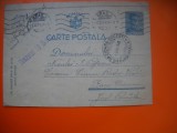 HOPCT CARTE POSTALA NR 516 X -CENZURAT BRAILA 13 - ANUL 1942 / TIMBRUL FIX REGELE MIHAI -STAMPILOGRAFIE -CIRCULATA