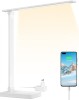 Lampa de birou LED Lepro PR310003 control Touch, 3 moduri, 15W, 655 Lumeni, USB, Alb