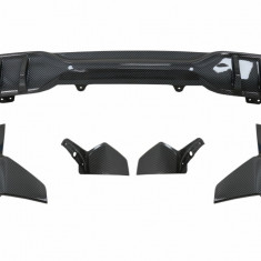 Pachet Exterior Aero Prelungire Bara Fata si Difuzor compatibil cu BMW X5 G05 (2018-2022) M Performance Design Carbon Film CBBMG05MPCF