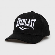 Everlast șapcă din bumbac culoarea negru, cu imprimeu