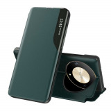 Husa Honor Magic6 Lite Eco Leather View flip tip carte, verde