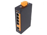 Switch Ethernet Neadministrabil 5 Porturi 12-48VDC