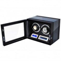 Cutie pentru intors ceasuri automatice iUni Luxury Watch Winder 2, Negru foto