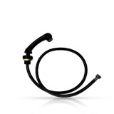 Cumpara ieftin Furtun + para dus scafa frizerie - MENOSER - Black - 703J