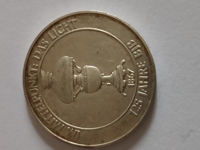 Moneda, medalie omagiala 125 ani GERMANIA , SUPERBA, ARGINT foto
