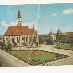 CA6 Carte Postala - Cluj, Catedrala Sf. Mihail, circulata 1968