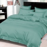Cumpara ieftin Lenjerie Damasc cu elastic 180x200 Premium Ocean (Finet)