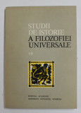 STUDII DE ISTORIE A FILOZOFIEI UNIVERSALE , VOLUMUL VII de GHEORGHE VLADUTESCU ..ION GOIAN , 1982