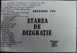 Cumpara ieftin GHEORGHE ENE - STAREA DE DIZGRATIE (BUZAU, 1995) [DEDICATIE / AUTOGRAF]