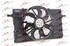 Ventilator radiator Volvo C30 06-12, C70 06-13, S40/V50 04-12, motor: 2.4, 2.5 T, cu modul electronic, 420 mm; 3 pini, SRLine, 30671060; 30680587