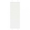 Jaluză plisată alb 75x200 cm Lățime țesătură 74,4cm poliester
