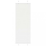 vidaXL Jaluză plisată alb 75x200 cm Lățime țesătură 74,4cm poliester