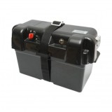 Cutie baterie auto 12V cu voltmetru DC 6-30V, intrerupator alimentare 100A, priza bricheta, afisaj LCD, 2xUSB 350x180x200mm