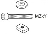 Set suruburi pentru kitul Menabo DLFIX209FP