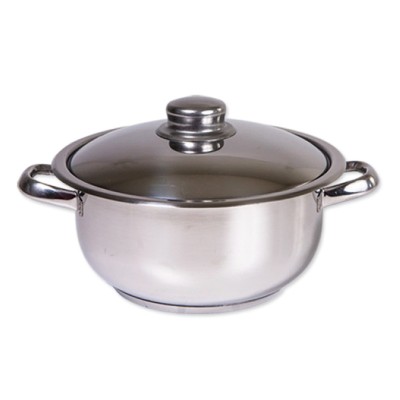 Oala inox Cocinera Floria, 2 l, nr 20, capac inox foto