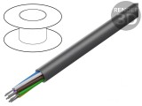 Cablu Electric Neecranat 8x22AWG 300V Gri &Icirc;nchis