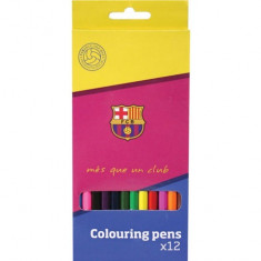 Set 12 creioane colorate FC Barcelona foto