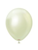Set 10 baloane chrome MINT GREEN 30 cm