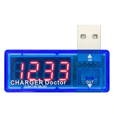 USB Charger Doctor afisaj: ampermetru / voltmetru (c.673) foto