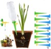 Set 10 Picuratoare Irigare Plante cu Valva, Irigator Ghiveci, Udare Gradina, Control Debit, Plastic, Universal