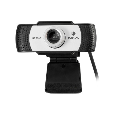 Camera web NGS, 1280 x 720, microfon incorporat, USB, HD, Negru foto