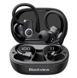 Cumpara ieftin Casti wireless semi-in-ear Blackview AirBuds 60 Negru cu cutie de incarcare 500mAh, Bluetooth 5.3,