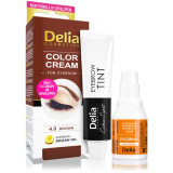 Cumpara ieftin Delia Cosmetics Argan Oil culoare pentru sprancene culoare 4.0 Brown 15 ml