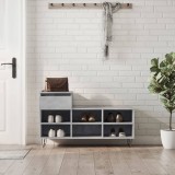 Pantofar, gri beton, 102x36x60 cm, lemn prelucrat