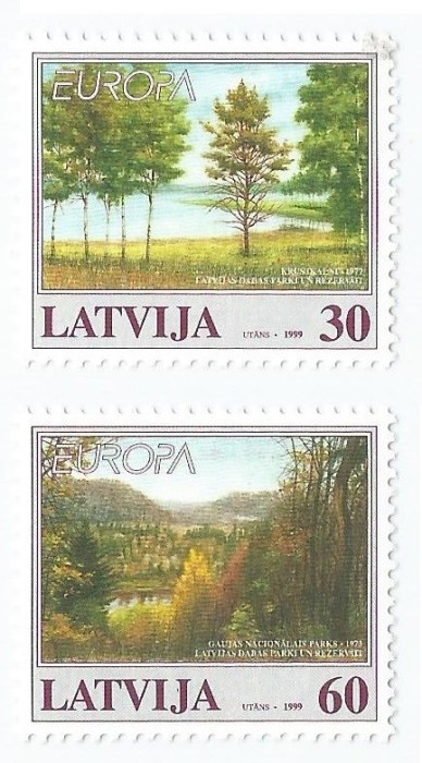 |Letonia, Europa CEPT, 1999, MNH