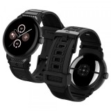 Curea Spigen Rugged pentru Google Pixel Watch 45mm Series, Neagra AMP07600