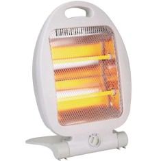 Mini Aerotermaportabila, Putere 800W, cu Termostat, 2 Trepte de Viteza si Maner, 38x25x9cm, Alb