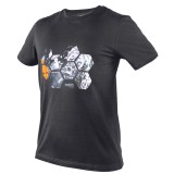 Tricou printat pentru atelier NEO TOOLS, bumbac 100%, gri inchis, marimea L
