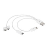 Cablu adaptor USB Galaxy Tab mini USB si micro USB alb, Oem