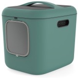 Litiera Rotho, verde, 614x499x576mm, pentru pisici, 2kg-4.9kg
