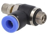 Supapă anti-retur alamă nichelată 6mm 0-60&deg;C