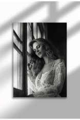 rebel_16|Vintage Photography Poster, Feminist Street Style, Black &amp; White Canvas, Rebel Muse 2025 | A4 (21 x 29.7 cm) - rebel_16