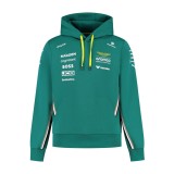 Aston Martin hanorac de bărbați cu glugă official Teamline Replica green F1 Team 2025 - S