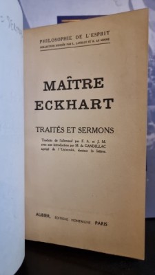 Traites et Sermons - Maitre Eckhart foto